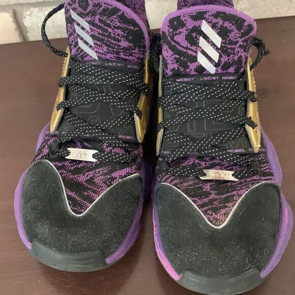adidas Harden Vol. 4 ""Star Wars""  Basketball Black/Action Purple 7” men size 7 - Picture 9 of 9